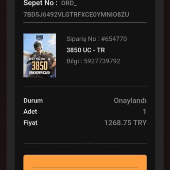 PUBG (Pubgmobile.com) Para İadesi Talebi
