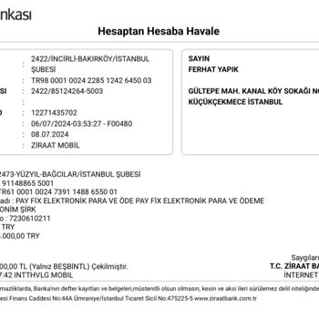 Payfix Hesabıma Para Geçmedi