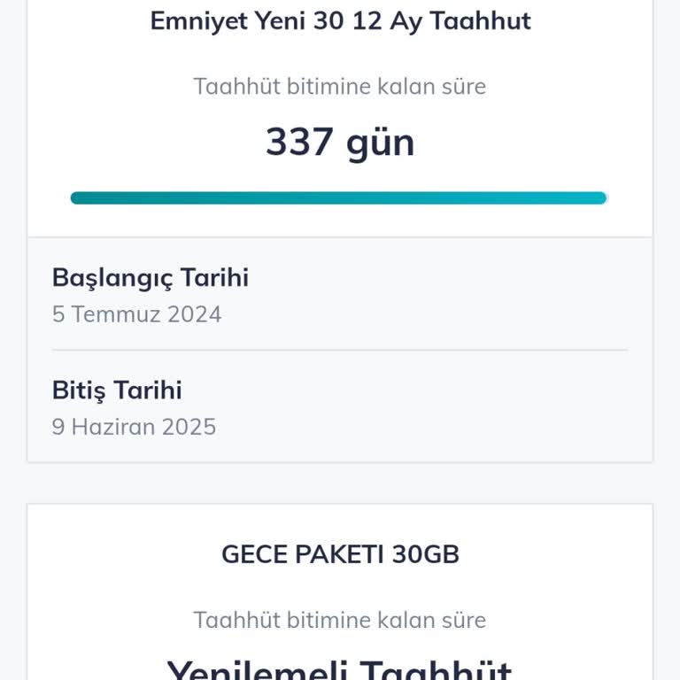 Türk Telekom Taahhüt Süresinin Yanlış Hesaplanması