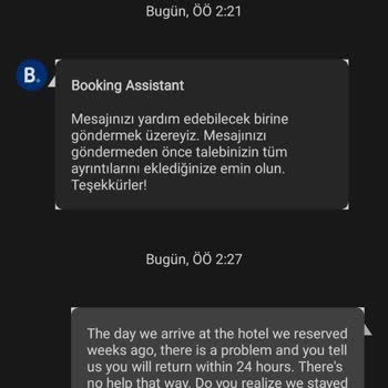 Booking Bizi Sokakta Bıraktı