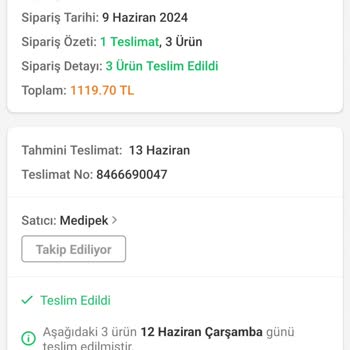 Medipek Tesettür Mayo İçin Şikayet