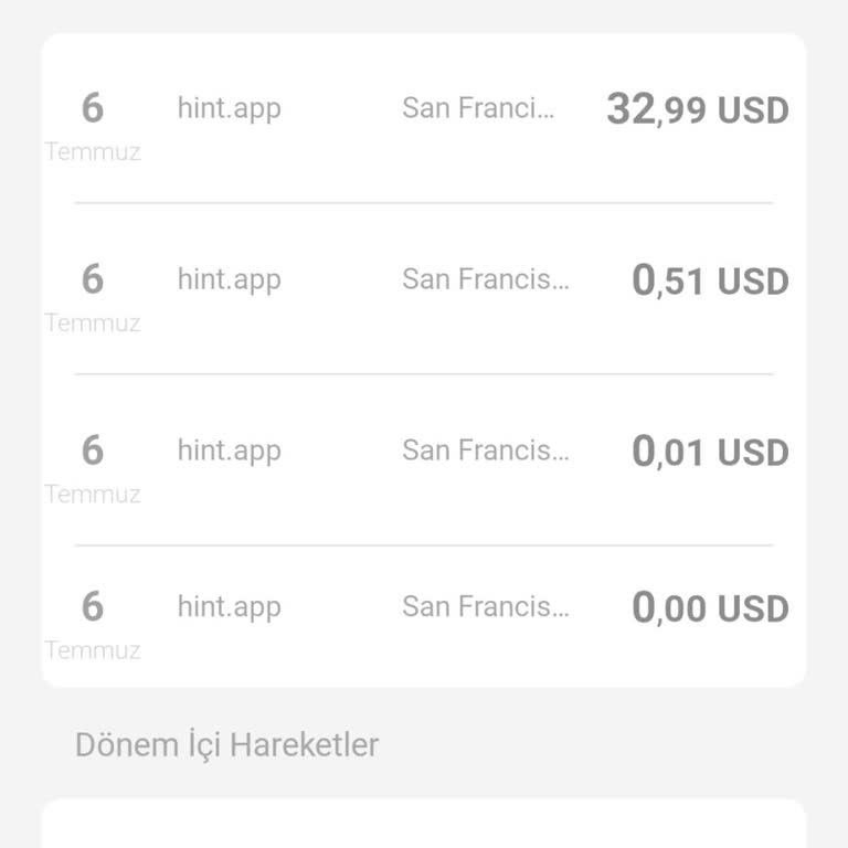 Hint App Deneme Süresi Diyerek 32 USD Çekti