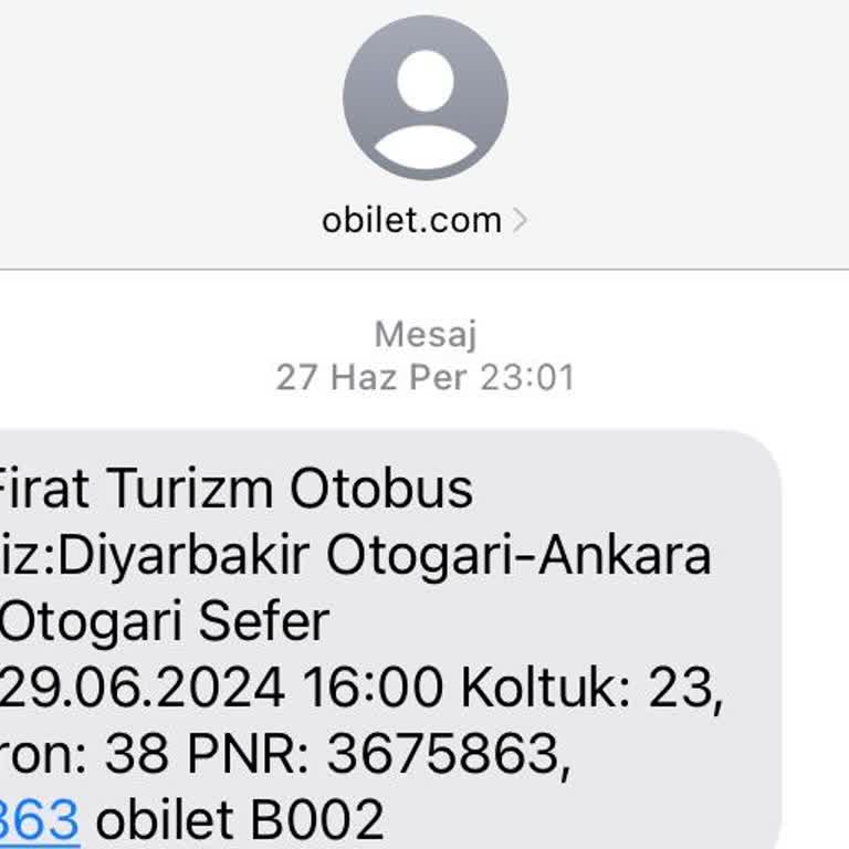 Obilet Firmasından Aldığım Bilet Yüzünden Mağdur Oldum.