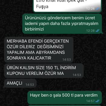 Organik Scarfs'tan Sipariş Sorunu: Yanlış Ve Geç Gelen Ürünler