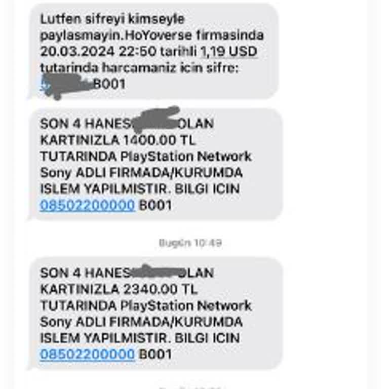 Ziraat Bankası Bilgim Dışında Ziraat Kredi Kartımdan Harcama Yapıldı