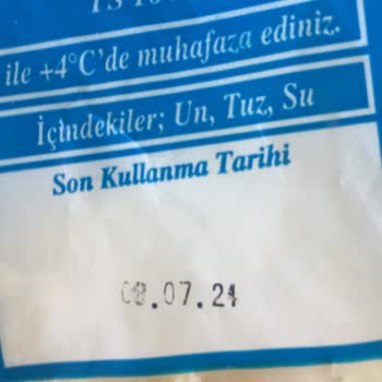 Akdağ Yufka ve Kadayıf Kalite Sorunları Olan Yufka Ürünü