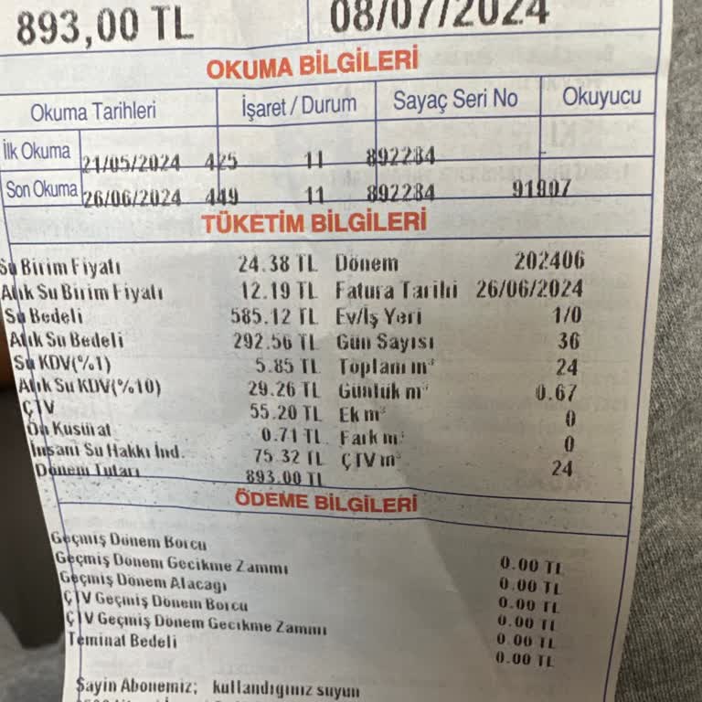İSKİ Yüksek Fatura