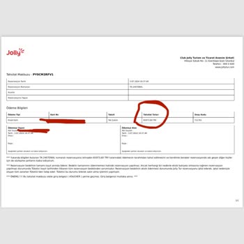 Jolly Tur Pişman Etti, Tur Falan Alınmaz