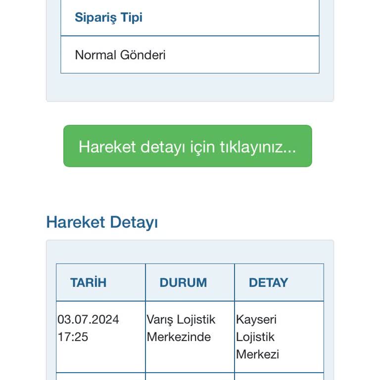 Borusan Lojistik Kayseri'ye Gelemeyen Ürün Ve İletişim Sorunu