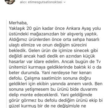 Vivense Etimesgut Mağazası Pişmanlığı
