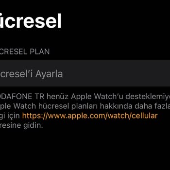 Vodafone, Kullanıcılarına Apple Watch Hücresel Ağ Desteği Sunmuyor!