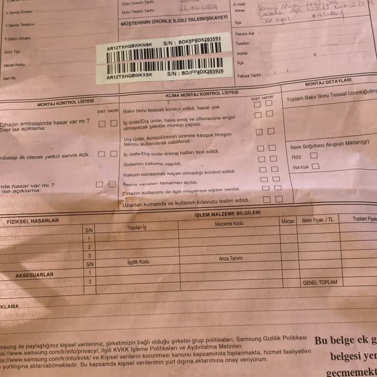 Samsung İşini Takip Etmeyen Acemi Teknik Servis