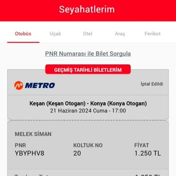 Metro Turizm Param 2 Haftadır İade Edilmedi