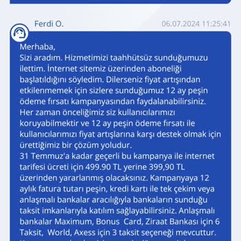 TurkNet Sözleşme Şartlarının Değişmesi Ve Fiyat Artışı