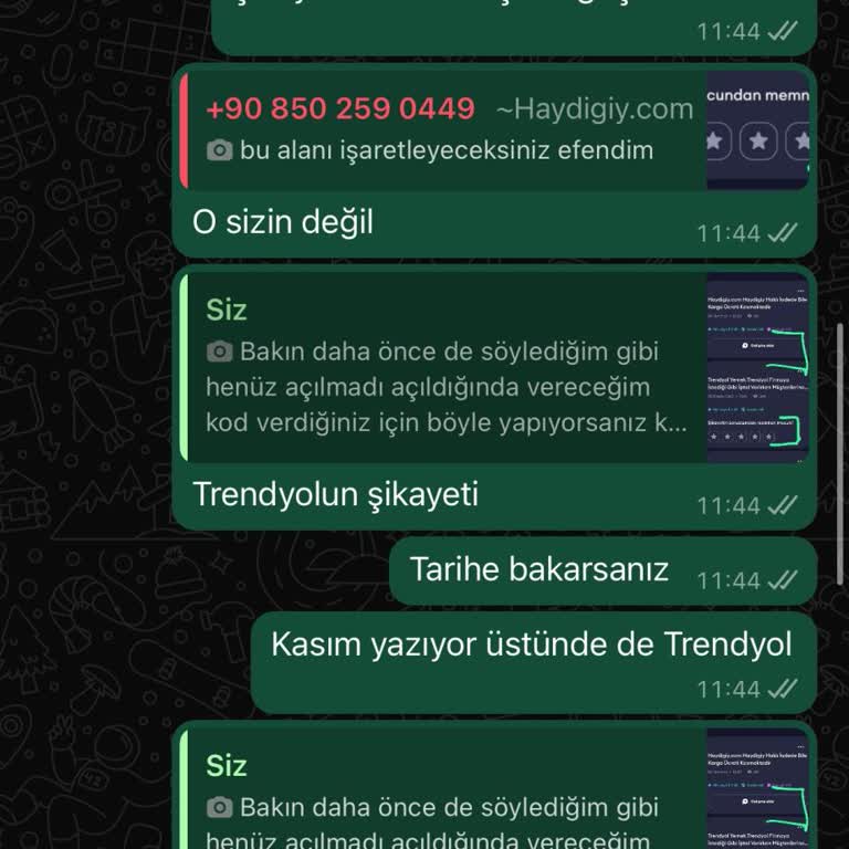 Haydigiy.com Haydigiy Haklı İadede Bile Kargo Ücreti Kesmektedir
