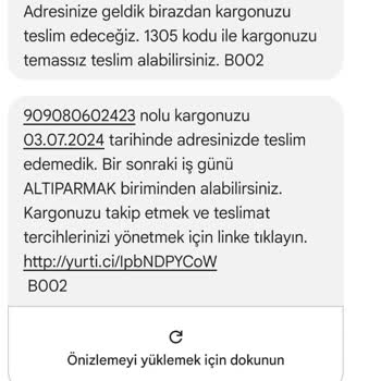 Yurtiçi Kargo Yurt İçi Kargodan Müşteri Memnuniyetsizliği