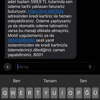 TurkNet Fazla Fatura Tutarı Ve Yetersiz Müşteri Hizmetleri
