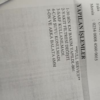 Peugeot ABC Servis Yapılmayan İşlemi Satma