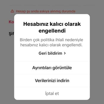 TikTok Hesabım Kapatıldı. Geri Açılmasını İstiyorum