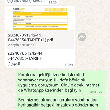 Sadenet KVKK İhlali, Ulaşılamayan Müşteri Hizmetleri, Ön Başvuru İptal