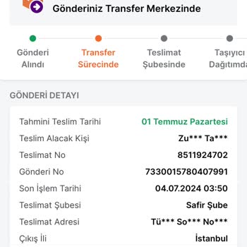 Trendyol Express Trendyol Siparişim Teslim Edilmiyor: Kargo Sürecinde Sorun Yaşıyorum