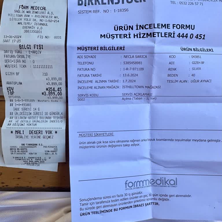 Birkenstock Terlik Topuk Soyulması