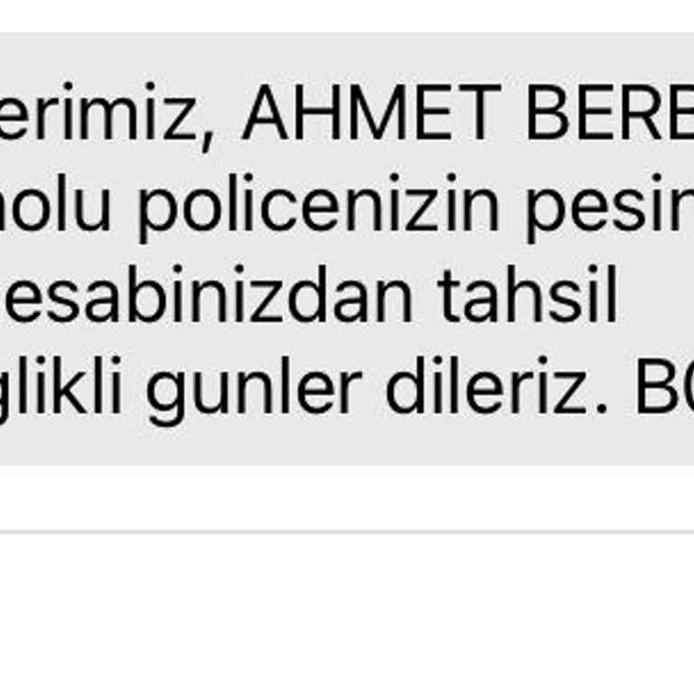 Türkiye Sigorta İzinsiz Kesinti Yapmaktadır