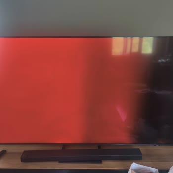 Samsung LED TV- Ekranı Yandı.