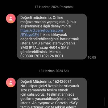 Carrefour SA Teslim Edilmeyen Fakat Teslim Edildi Denilen Ürün