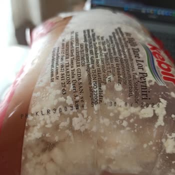 Kebir Süt ve Süt Ürünleri Kebir Taze Lor Peyniri Buzdolabında Açılmadan Şişiyor