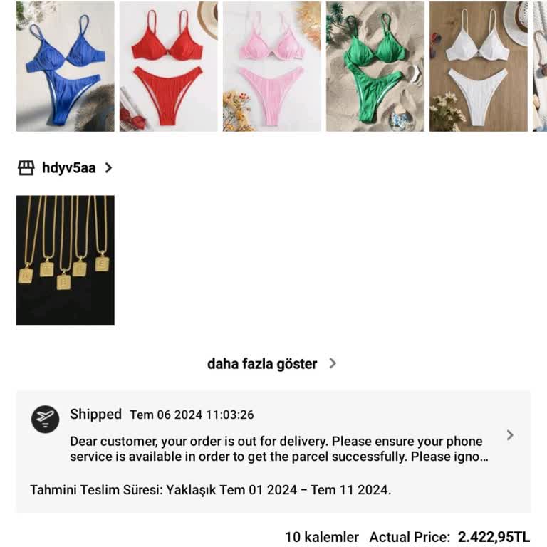 SHEIN Kargo Ücretinin Bildirilmemesi