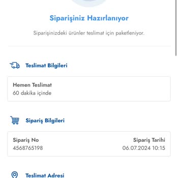 Cepte Şok Sipariş Pişmanlığı
