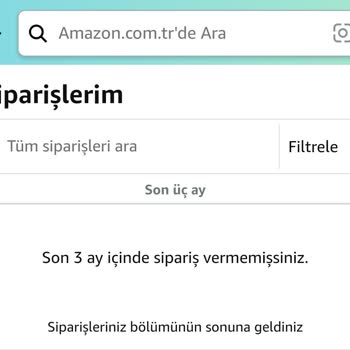 Amazon.com.tr De Verdiğim Sipariş Görünmüyor, Paramı İade Alamıyorum