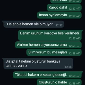 Mundos Terlik Mundos Shoes İade Yapmıyor Müşteri Azarlıyor