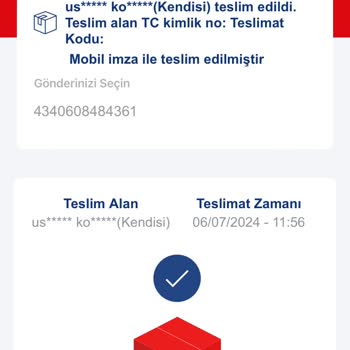 Aras Kargo Ürünüm Teslim Edilmedi