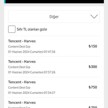 Vodafone Den Hesabımdan Bende İzinsiz PUBG A Para Yatırma Sı