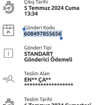 Yurtiçi Kargo'nun Getirdiği Kargonun İçindeki Eşyanın Kırılması