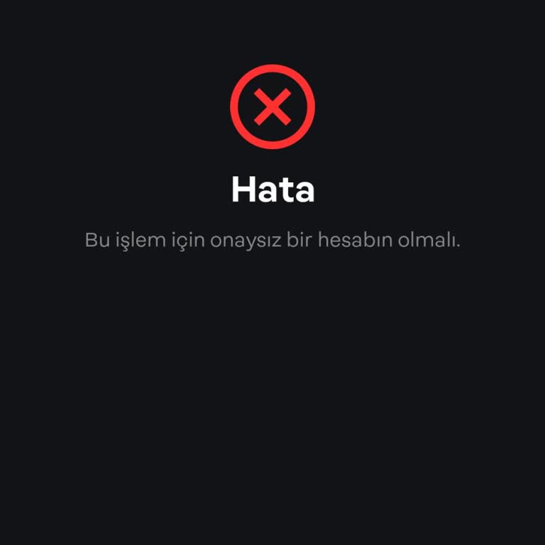 Papara Hesap Onaylama Hatası