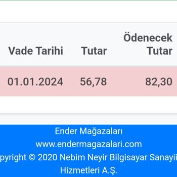 Ender Mağazalarının Sistemde Görünmeyen Borç Çıkartmaları