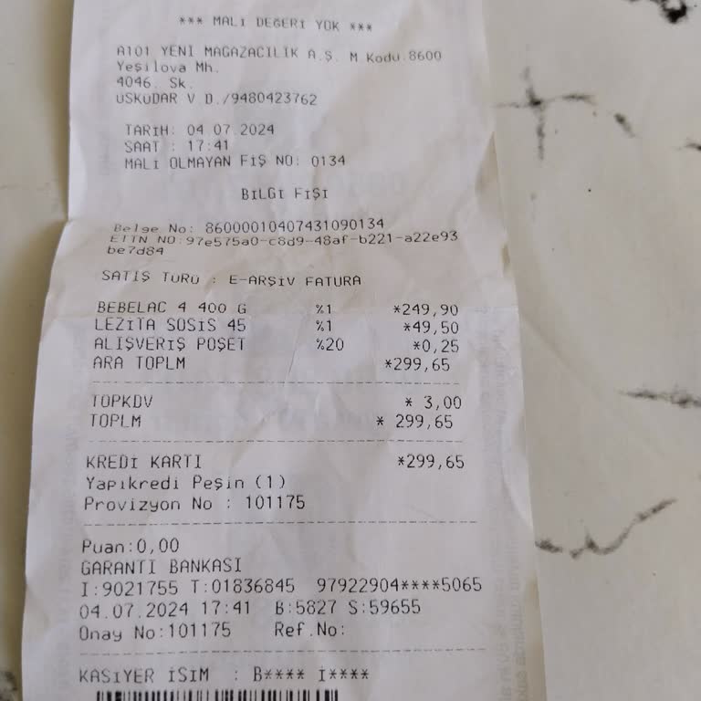 A101 Şikayet İade Alınmıyor