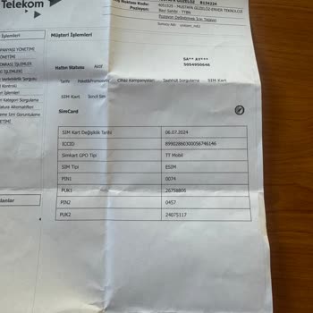 Türk Telekom E Sim Aktifleşmedi