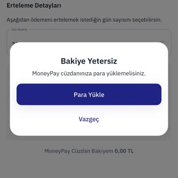MoneyPay Cüzdan Ödemesi Yapılamıyor