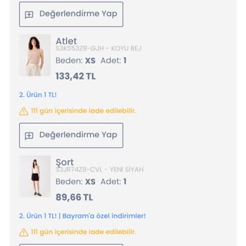 LCW İade Mağduriyet