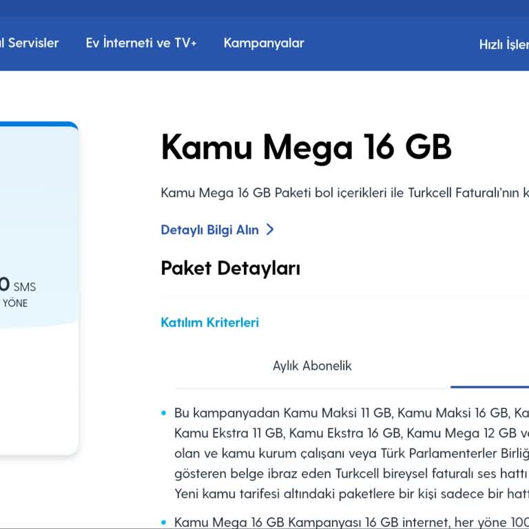 Turkcell Mobil Hat Kampanyaları