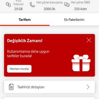 Vodafone Fazla Yansıtılan Fatura