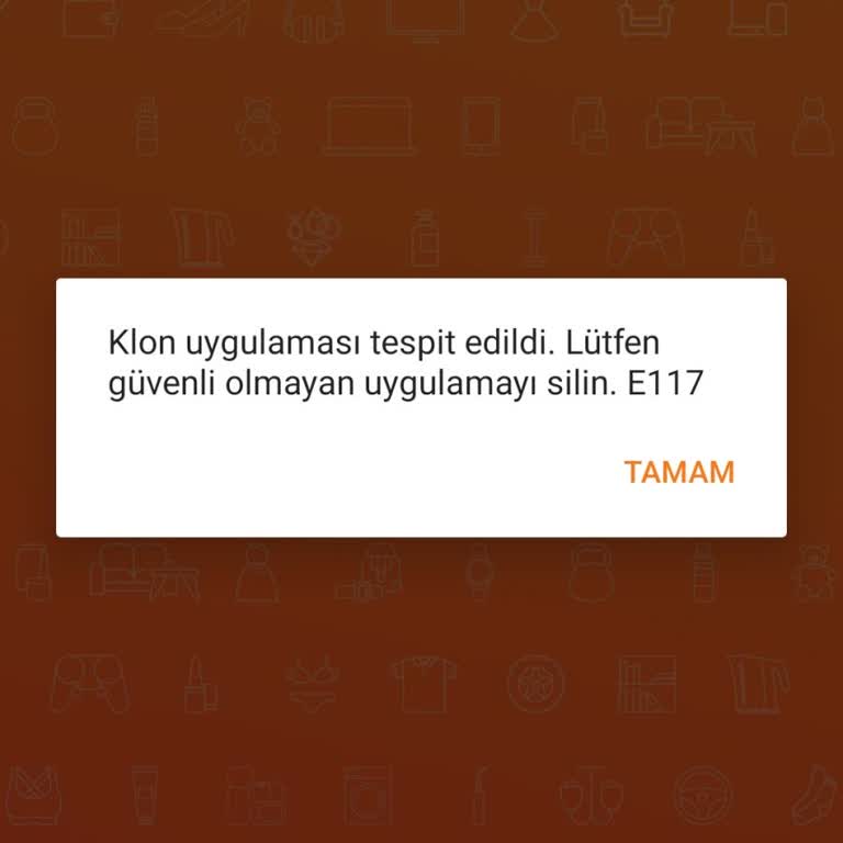 Trendyol E117 Hatası İçin Yardim