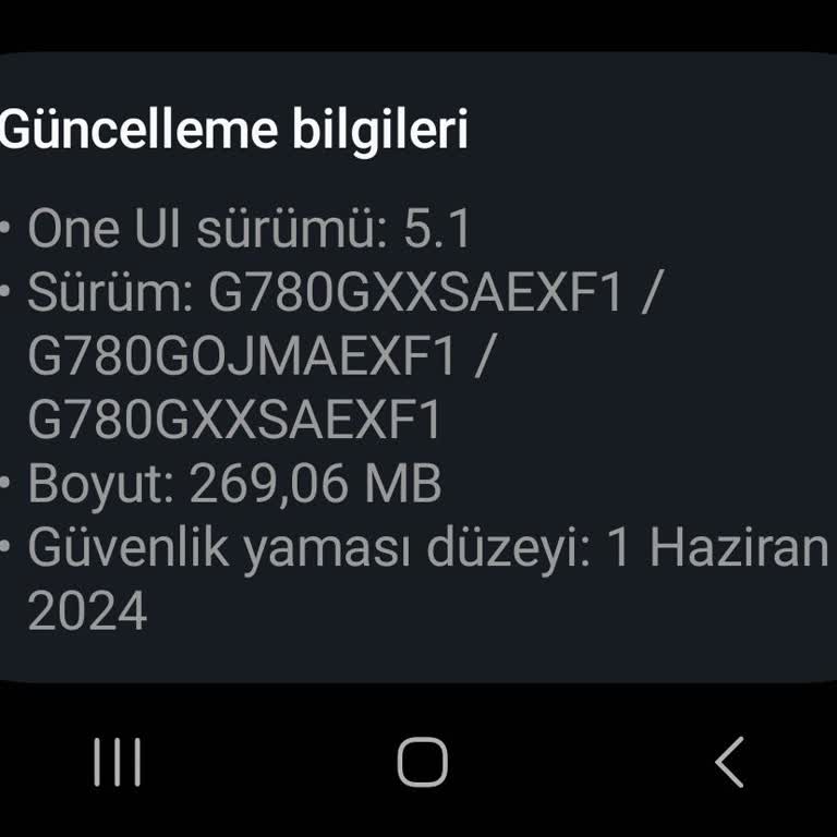 Samsung Telefonum Güncelleme Sonrası NFC Sorunu