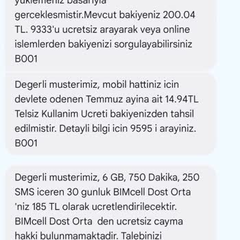 Bimcell Pişmanlık Mı? Yüklediğimiz Tl Lerin Yutulması...