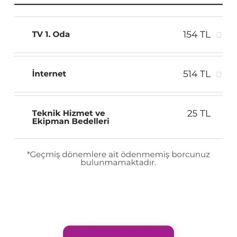 Digiturk Kullanılamayan TV Ve İnternet İçin Haksız Fatura