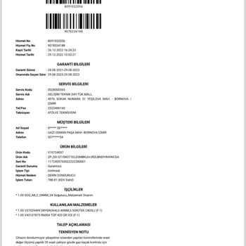 Vestel Windsor Derin Dondurucu 6 Kez Arızalandı Değiştirilmiyor